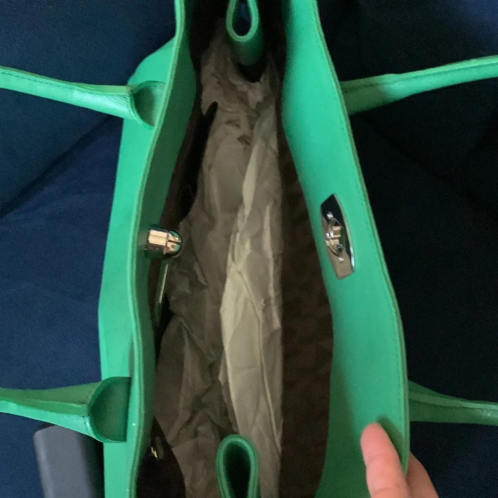 Furla tote handbag green - Picture 4 of 4